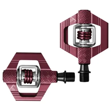 Crankbrothers Candy 3 Pedals, dark red, including cleats
