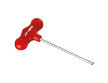 DT Swiss Spoke Nipple Wrench T-Handle | Internal 4-sided red