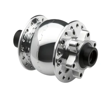 Schmidt SON 28 15 Hub Dynamo Disc 6-hole polished silver 32-hole