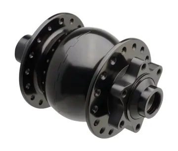 Schmidt SON 28 15 110 Boost Disc 6-hole hub dynamo, black anodised, 32-hole