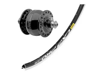 28-inch front road wheel | Schmidt SONdelux hub dynamo – Mavic CXP Pro rim brake | built by TNC