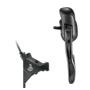 Campagnolo Record 12s HO Ergopower 2-speed left + front wheel flat mount disc for 160mm disc – remaining stock