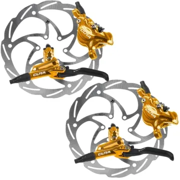 Formula Cura Brake Disc Set (gold) + Monolitic 6-hole discs