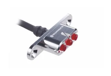 Supernova E3 Tail Light 2 Rear Light LED 6 Volt Luggage Rack Mount Cable Exit 0 Degrees Silver