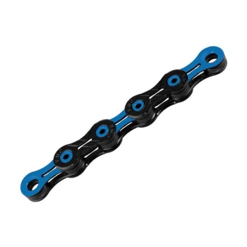 KMC Chain DLC11 waxed incl Link 11-speed 118 links black-blue