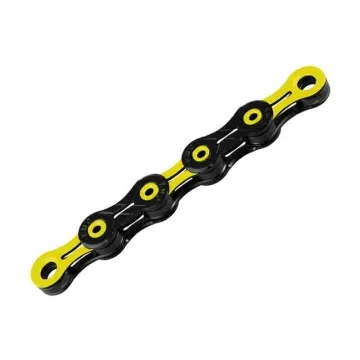 KMC Chain DLC11 incl. Link 11-speed 118 links black-yellow