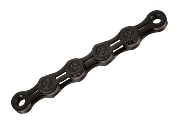 KMC X11EL waxed chain with link, 11-speed, 118 links, Black Tech