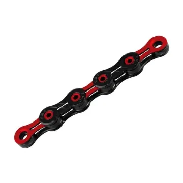 KMC Chain DLC10 black - red 116 links 10-speed incl. link