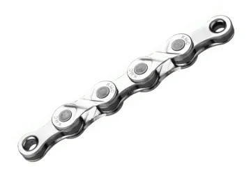 KMC e9 Silver chain, 122 links, 9-speed, incl. link