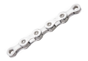 KMC X12 waxed chain with link, 12-speed, 126 links, silver
