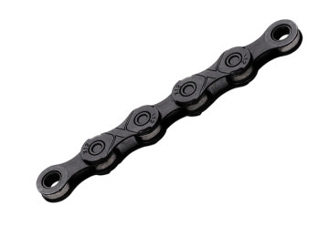 KMC X12 BlackTech waxed chain, including link, 126 links, 12-speed, black