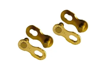 KMC MissingLink 11R Ti-N Gold Chain Lock for 11-speed chains, 2-pack
