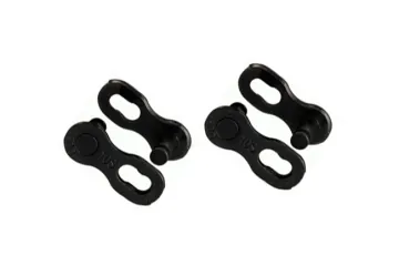 KMC MissingLink CL-559 R DLC Chain Lock, black, 10-speed, 2-pack