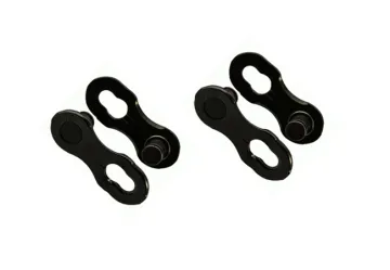 KMC MissingLink 12NR DLC Black Chain Lock for 12-speed chains, 2-pack