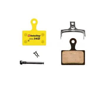 SwissStop Disc 34 RS quiet brake pads | 2-piston Shimano Flat Mount | 1 pair
