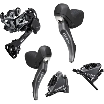 Shimano GRX RX800 Conversion Kit 11x1-speed + Flat Mount Disc Brakes