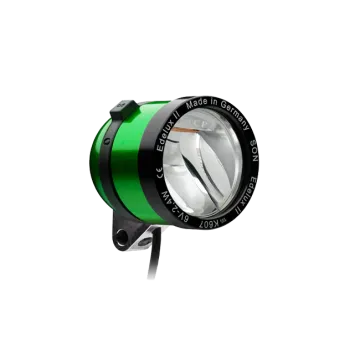 Schmidt Son Edelux II bicycle lamp, light green, 140 cm cable, 100 lux