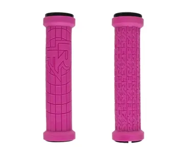 Race Face Grippler Lock On Handlebar Grips 30 mm Colour: magenta