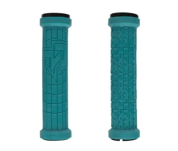 Race Face Grippler Lock On Handlebar Grips 30 mm Colour: turquoise