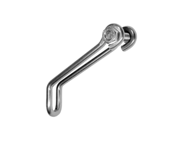 Schmidt’s SON Edelux lamp holder, stainless steel, long, 60 x 55 mm