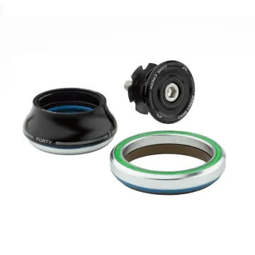 Cane Creek Forty Tapered Headset 1 1/8 - 1.5 inches | IS42/28.6 - IS52/40 Cap 15mm black