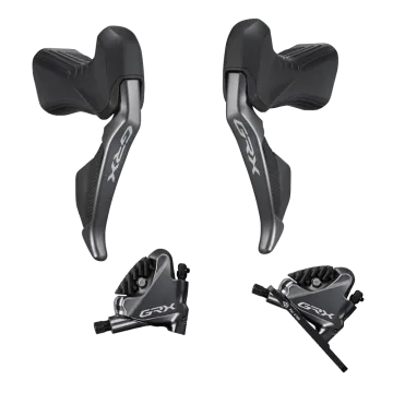 Disc Set Shimano GRX Di2 ST-RX815 STI Dual Control 11x2-speed + BR-RX810 Flat Mount Disc Brakes