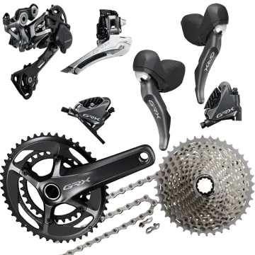 Shimano GRX RX810 11-speed 2x disc groupset, complete