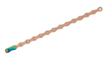 Sram PC XX1 Eagle 12-speed Hollowpin chain with Power Lock, copper, 126 links