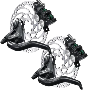 Magura MT 4 eStop Brake Disc Set + MDR-C Discs