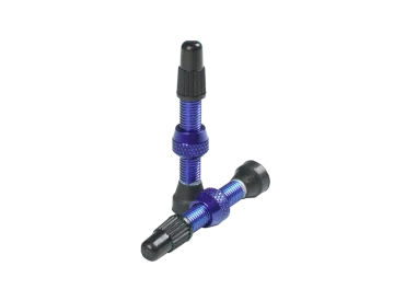 Stan's NoTubes Tubeless Valve Universal | Sclaverand Aluminium Blue 44 mm 2 pieces - Remaining stock