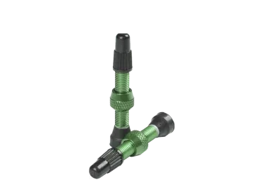 Stan's NoTubes Tubeless Valve Universal | Sclaverand Aluminium Green 44 mm 2 pieces - Remaining stock