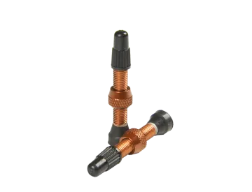 Stan's NoTubes Tubeless Valve Universal | Sclaverand Aluminium Orange 35 mm 2 pieces - Remaining stock