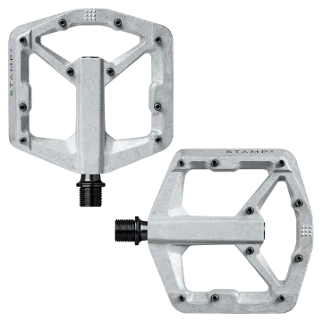 Crankbrothers Stamp 2 Platform Pedals, raw silver, small
