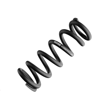 RockShox Deluxe shock absorber spring, steel, metric hub, 57.5–65 mm, black, stiffness 650 lb