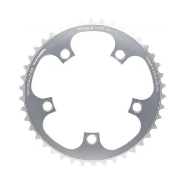 TA Specialite Single Chainring 5-arm 110 mm silver 42 teeth