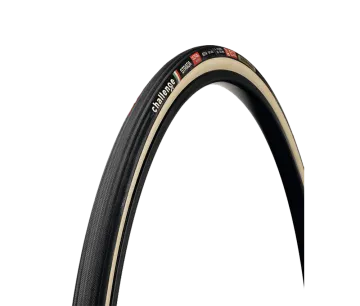 Challenge Strada Ultra tubular tyre 1000+ TPI handmade tubular 27x622 black-light brown