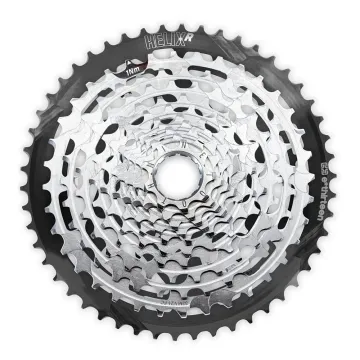 e*thirteen Helix Race XD cassette, 11-speed, 9-46 teeth, nickel-grey