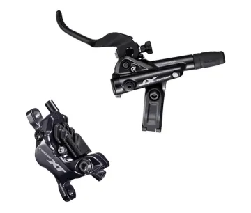 Shimano Deore XT disc brake M8120 I-Spec EV black 4-piston front wheel left-hand lever