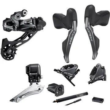 Shimano GRX 815 Di2 Gravel Upgrade Kit 11x2-speed | EW-RS910 Disc complete