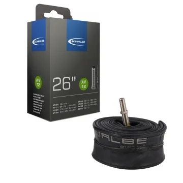 Schwalbe AV12 MTB inner tube, 26 inches x 1.2 to 2.1, Schrader valve, 40 mm – remaining stock