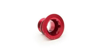 Race Face crank bolt 18 mm NDS Cinch 30 red