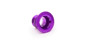 Race Face crank bolt 18 mm NDS Cinch 30 purple