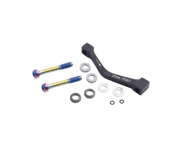 Sram Disc Adapter PM 20 Disc 200/180 mm Post Mount 7/6 Screws Rainbow