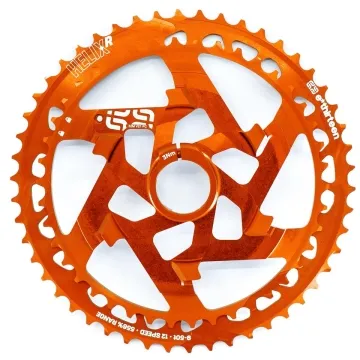 e*thirteen Helix Race 12-speed sprocket set 42–50 teeth Naranja-Orange