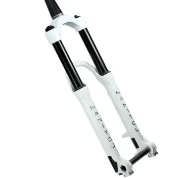 Manitou Circus Expert suspension fork, 26-inch, tapered, 100 mm travel, white, QR20x110