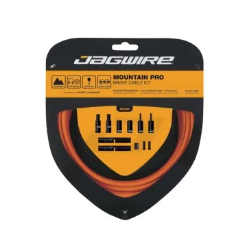 Jagwire Mountain Pro MTB Brake Cable Set, orange