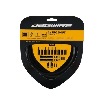 Jagwire Pro Shift 2x shift cable set Road/MTB matt black