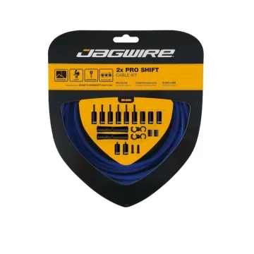 Jagwire Pro Shift 2x Shift Cable Set Road/MTB Blue