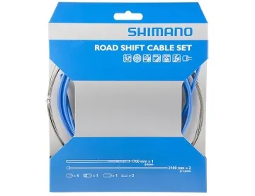 Shimano Road Cable Set SP41 OPTISLICK coated blue