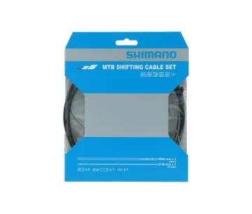 Shimano MTB Cable Set HR | SP41 Stainless Steel Black